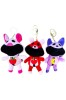 Creaturi: CatNap, Piggy și Bobby, set de 3 figurine breloc: roz, roșu și violet, 20 cm