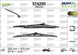 Stergator parbriz Valeo Silencio Conventional, 574290, Cauciuc+Grafit, Carlig/Universal, Clasic, Audi/Fiat/Seat/Skoda/VW