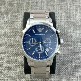 Cumpara ieftin CEAS ARMANI PREMIUM CHRONOGRAPH BLUE LUX ELEGANT SPORT CASUAL --VEZI ANUNTUL-