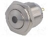 Intrerupator anti-vandalism, OFF-(ON), &Oslash;16mm, ONPOW - GQ16B-10D/J/Y/24V/S