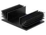 Radiator Extrudat TO3 Negru 50x65x20mm 2,9K/W