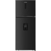 Frigider cu doua usi Heinner HF-HM413NFDXWDE++, 413 l, Full No Frost, Clasa E, Compresor Dual Inverter, Dozator de apa, Display, Blocare acces copii,
