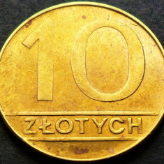 Moneda 10 ZLOTI - POLONIA, anul 1990 *cod 22 B