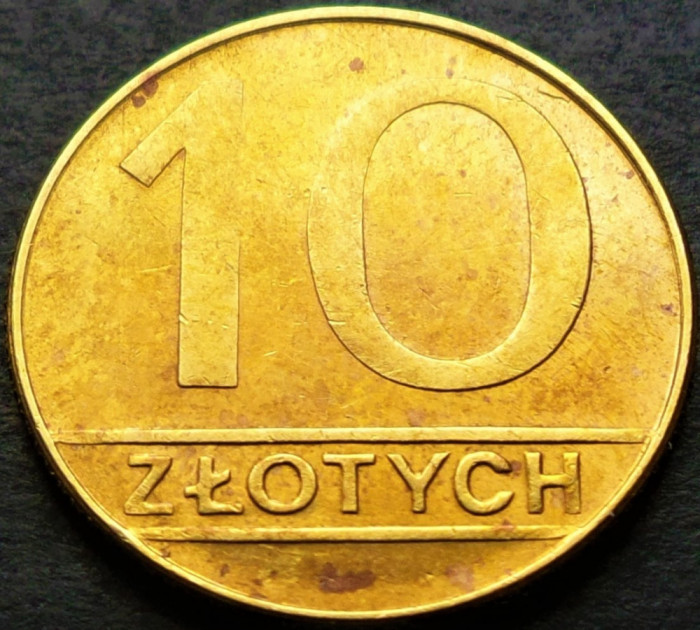 Moneda 10 ZLOTI - POLONIA, anul 1990 * cod 3891