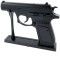 Bricheta antivant in forma de pistol metalic,cu suport si teaca inclusa