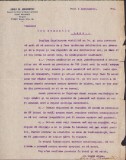 A2682N Procură cu antet Adolf M Abramovici, Depozit de Vinuri și băuturi spirtoase, Țuică naturală en-gros, Pitești, pt recuperarea datoriilor 1910