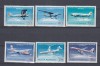 ROMANIA 1976 LP 918 - 50 ANI PRIMA LINIE AERIANA NATIONALA SERIE MNH, Nestampilat