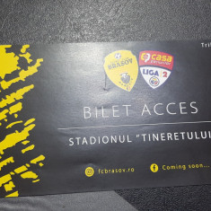 Bilet FC Brasov 2019