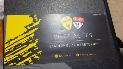Bilet FC Brasov 2019 foto