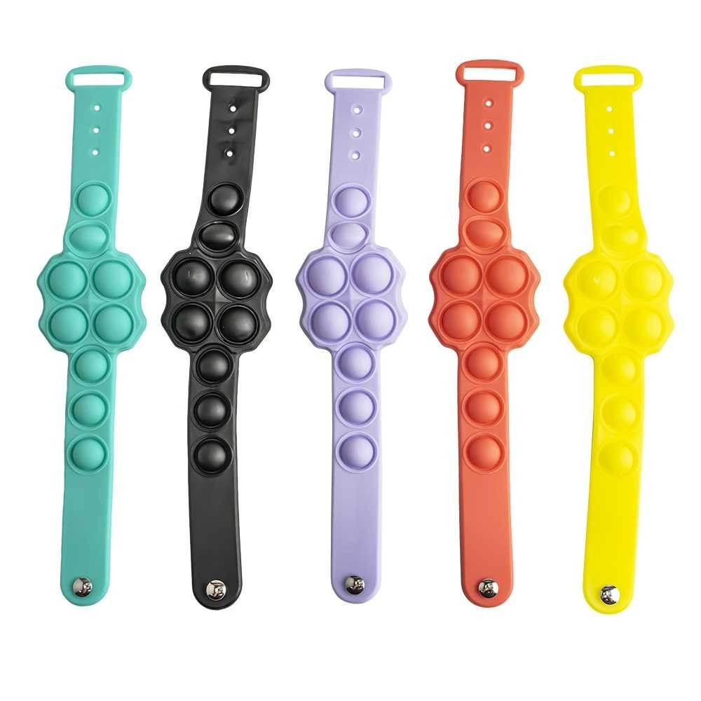 Jucarie senzoriala antistres, bratara de mana pentru copii, Pop It Now and  Flip It, 25,5 cm, diverse culori | Okazii.ro