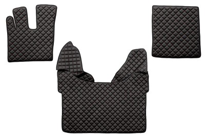 Set covorase piele ecologica dedicate DAF XF 105 106 (2012-2024) cutie automata far webasto foto