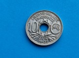 10 Centimes 1937 Franta-stare buna