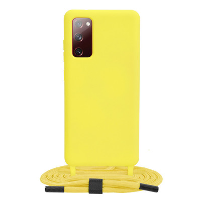 Husa pentru Samsung Galaxy S20 FE 4G / S20 FE 5G - Techsuit Crossbody Lanyard - Yellow foto