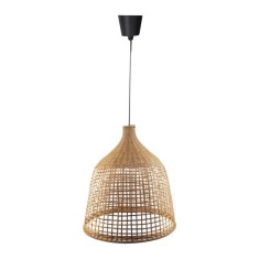 Lustra Axien E27 bambus culoare naturala 42x42x48+ cm