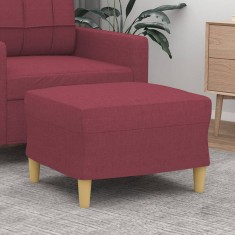 vidaXL Taburet, roșu vin, 60x50x41 cm, material textil