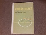 GEOMETRIA ANALITICA MANUAL PENTRU CLASA A XI A GH D SIMIONESCU