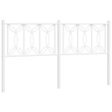 Cumpara ieftin Tablie de pat de schimb metalica, alb, 150 cm