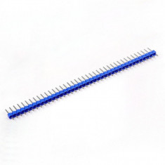 Bareta pini 2.54mm TATA ( ALBASTRU ) / 1x40 pin header male Arduino (b.104)