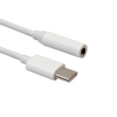 Adaptor USB Type C La Jack Audio 3,5mm Huawei Samsung Xiaomi Universal Alb foto