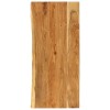 Blat lavoar baie lemn masiv acacia 140x52 cm vidaXL margine naturala rustic