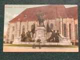 1916 - Cluj Napoca, statuia Matei Corvin (jud. Cluj)