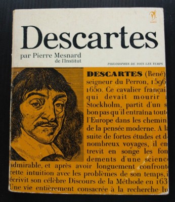Pierre Mesnard - Descartes ou le Combat pour la Verite foto