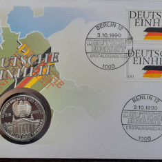 GERMANIA - FDC SI MEDALIE - PRESEDINTELE RICHARD VON WEIZSACKER, STARE UNC