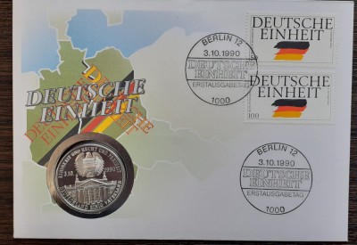 GERMANIA - FDC SI MEDALIE - PRESEDINTELE RICHARD VON WEIZSACKER, STARE UNC foto