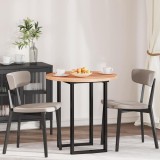 vidaXL Placă de masă Maro deschis &Oslash; 70 x 2.5 cm Lemn de stejar masiv