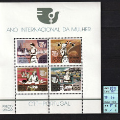 Timbre Portugalia, 1975 | Anul internaţional al femeii | MNH | aph