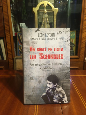 Leon Leyson - Un băiat pe LISTA lui SCHINDLER (Ca nouă!) foto