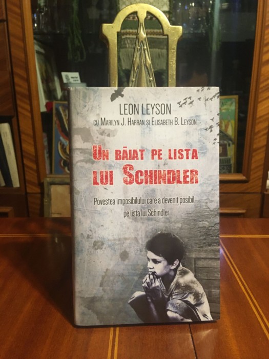 Leon Leyson - Un băiat pe LISTA lui SCHINDLER (Ca nouă!)