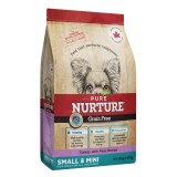 Hrana pentru caini de talie mica si mini Pure Nurture Grainfree, cu mazare si curcan, 8kg