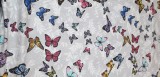 Cumpara ieftin Lenjerie de pat pentru o persoana cu husa elastic pat si 2 fete perna patrata, Punta Cana, bumbac ranforce, gramaj tesatura 120 g/mp, multicolor, 4 pi