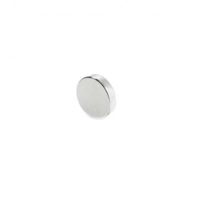 Magnet foarte puternic, gri, disc, simplu, 10mm X 5 mm foto