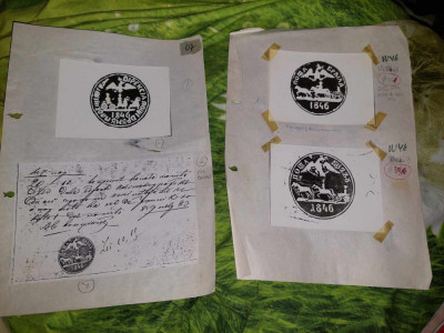 document postal vechi 1848,foto tip de sigilii vechi postale,Postation,vezi foto foto