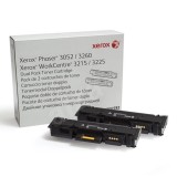 Xerox original toner 106R02782, black, 6000 (2x3000)str., dual pack