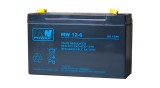 Baterie MPLPower MW 12-6 AGM &ndash; 6V 12Ah T1/F1