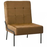 Cumpara ieftin Scaun de relaxare, maro, 65x79x87 cm, catifea