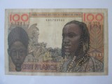 Bancnota Coasta de Fildes 100 Franci 1964, Statele Africii de Vest, Numismatica