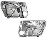 Macara geam Skoda Superb 3U4 2002-2008, Volkswagen Passat 3B 1997-2005 usa Fata partea Dreapta cu panou, electrica , fara motoras, Rapid