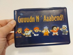 Carte Postala de tabla - Mainzelm&auml;nnchen - Guuudn N'Aaabend!