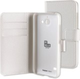Cumpara ieftin Husa Telefon Wallet Book Huawei Ascend y550 White BeHello