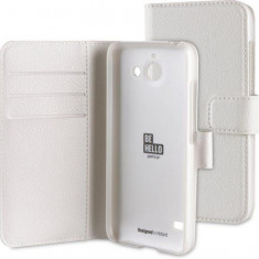 Husa Telefon Wallet Book Huawei Ascend y550 White BeHello