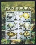 Ciuperci - Gambia - Coliță Set Complet 6 Timbre Mushrooms CP1_I