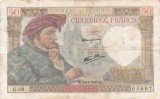 FRANTA 50 francs 24-4-1941 VF-!!!