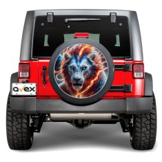 Sticker Auto &ldquo;Roata de Rezerva&rdquo; rezistenta la intemperii si raze UV, diametru 55 cm, Cod: AVX-RR05