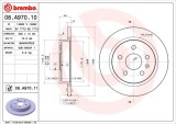 BREMBO 08.A970.11 PRIME LINE - UV Coated Disc frana