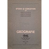 T. Morariu - Studii si cercetari de geologie, geofizica, geografie, tomul XXV (Editia: 1978)