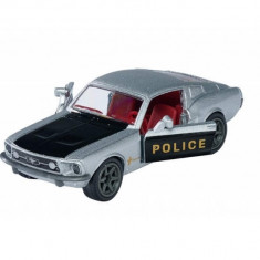 Majorette macheta Ford Mustang Fastback Police, 1:64